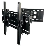 Tilt Swivel Wall Mount In Black Bracket With Cantilever Pull Out Extension Arm Fits Panasonic Tx p50x20b 50 Inch Plasma Tv Flat Panel Big Viera Hd Ready Screen
