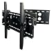 TILT - SWIVEL Wall Mount in Black BRACKET with CANTILEVER PULL OUT EXTENSION ARM fits GOODMANS GTVL37W17HDF 37 inch LCD TV Flat Panel BIG HD Ready Screen