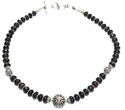 Romantic Gift Ideas Silver Smokeyquartz Gemstone Necklace 18 inches