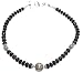 Romantic Gift Ideas Silver Smokeyquartz Gemstone Necklace 18 inches