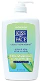 Kiss My Face Olive & Aloe Moisturizer for Sensitive Skin, 16-Ounce Bottles (Pack of 3)