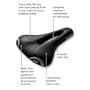 Terry Butterfly Cromo GEL Saddle Black