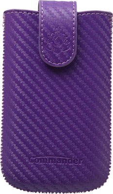 PETER J&Auml;CKEL COMMANDER ELEGANCE CARBON Groesse L Purple / Innenmasse ca 123 x 66 x 15 mm Preisvergleich