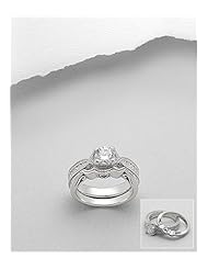 CZ Ring In 92.5 Sterling Silver