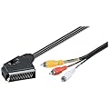 Wentronic Audio/Video Kabel (Scartstecker auf 3x Cinchstecker) 3 m