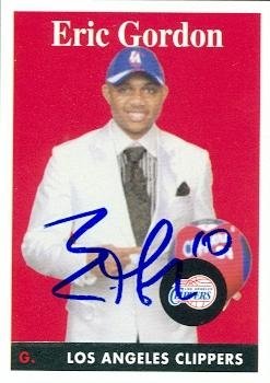 Eric Gordon Autographed/Hand Signed Basketball Card (Los Angeles Clippers) 2008 Topps Retro #202