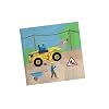 Servietten mit Motiv Baustelle und Radlader, 20 St�ck, f�r Kinder Mottoparty