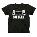 Shut up and Squat T-Shirt, Bodybuilding, KDK, Kniebeuge