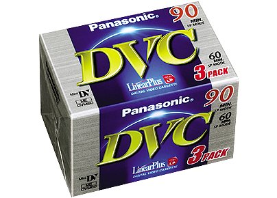 Childrens Toyshop  Third Party New : Panasonic DVC Tape 60 minute 3 Pack