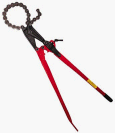 Wheeler Rex Manual Pipe Cutter: 1 1/2-6 (37-150mm) STD; 5 XH Soil Pipe; 6 No-Hub & 12 Tile