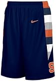 Syracuse Orangemen New College Blue 12 Inseam Embroidered Player Replica Basketball Short By Nike T