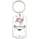 Tampa Bay Buccaneers Dog Tag Bottle Opener Keychain