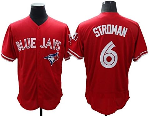 Men's Marcus Stroman Toronto Blue Jays Jersey-Red 56