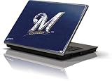 Skinit Milwaukee Brewers - Solid Distressed Vinyl Skin for Generic 12in Laptop (10.6in X 8.3in)