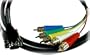 BetterCables 1M (3.28 ft)  Silver Serpent VGA/XVGA Breakout Cable - HD15 Male/5 RCAs