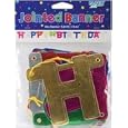 JOINTED BANNER 4.25X4.75 FEET-HAPPY BIRTHDAY/MULTI COLORS