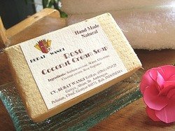 ココナッツソープ ブラットワンギ 手作り純石鹸 ローズ アジアン雑貨