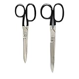 Westcott 11139 Kleencut stainless steel deluxe straight shears, black handles, 4-1/4 cut, 9l
