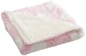 BabyGear Baby-girls Newborn White Dots Edelweiss Blanket On Hanger, Pink, One Size