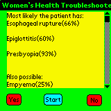 Women`s Health Troubleshooter downloadable Software