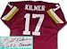 Billy Kilmer Washington Redskins Autographed Throwback Red Jersey