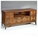 Diamond Walnut Finish Plasma TV Entertainment Console