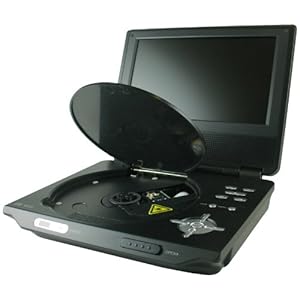 Axion LMD-5708 7-Inch Portable DVD Player (Black)