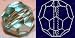 Crystal Antique Green Bead Lead Color Faceted Sphere 10 mm # 1502-10