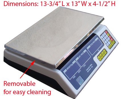 LCD Digital Price Computing Electronic Food Scale