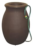 Algreen 81112 50-Gallon Agua Rain Water Collection and Storage System, Dark Brown