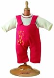 Corolle Mon Premier 12″ Doll Fashions (Red Overalls Set)