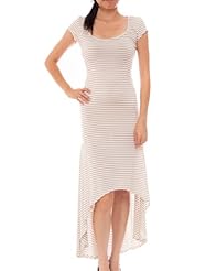 Print: Striped Print  
Material: Polyester /Rayon /Spandex 
Shoulder: Short Sleeves  
Embellishments: Draped  
Size Category: Adult 
