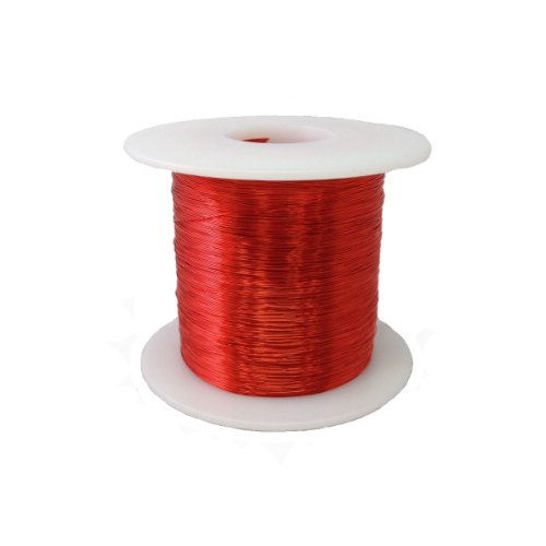 Magnet Wire, Enameled Copper Wire, 32 AWG, 1.0 Lbs, 5003' Length, 0.0087