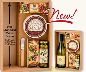 Cheese Olives Gift Bottle included:Cheese and Olives Wine Gift Pack (Bottle not included) - Give a Wine Gift in Style