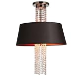 41J9ilOIxJL. SL160  22 Red and Black Crystal Pendant Hanging Swag Lamp