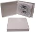 (10) White 12-Disc Capacity CD DVD 2-Ring Album Wallet Book Storage CDBR2412WH (UniKeep Style)