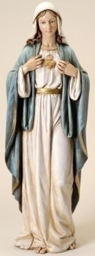 Renaissance Collection Joseph's Studio by Roman Exclusive Immaculate Heart of Mary Statue, 37-Inch by Renaissance Collection