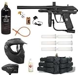 Paintball Gun Spyder VS1 BLACK With Eyes Super Set / Electronic Loader