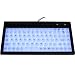 Electronics : Black Illuminated Mini USB Multimedia UK keyboard