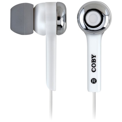 Coby MP3 Super Bass Digital Stereo Ep CVE31(i-pod Ready) White