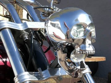 Life Size Skull Headlight