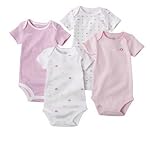 Precious Firsts by Carter's Bodysuits - Pink
