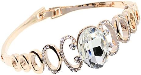 Qinggiveme Women's Fashion Crystal Gem Diamonds Bracelet