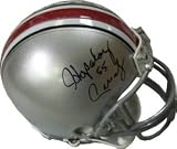 Hopalong Cassady Autographed/Hand Signed Ohio State Buckeyes Replica Mini Helmet 55