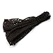 Elegant Women Black Bandanas Lace Headwrap Headband Girls' Hair Accessory Gift (Coffee)