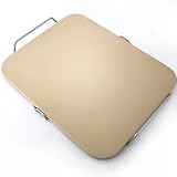 Relaxdays Backstein Keramik ca. 38 x 30 cm Pizza Brot