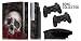 Protective skins for Playstation 3 System Console, PS3 Controller skin included - BONECOLLECTOR BLACK