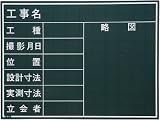 マイゾックス　工事用黒板　2883392　W4C