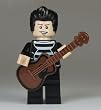 Custom 2 Elvis Jailhouse Rock (1957) Mini Figurine with Acoustic Guitar Accessory