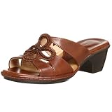  : Clarks Women's Tobago Slide Sandal,Brown,6.5 W